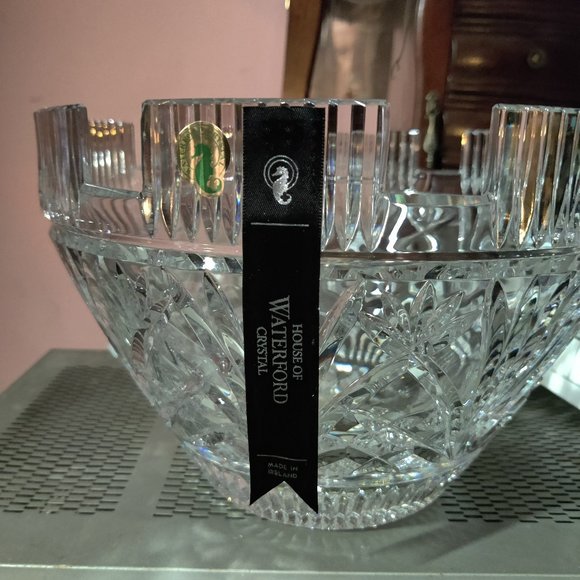 House of Waterford crystal Castle Bowl made in Ireland.